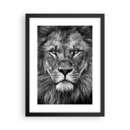 Plakat w czarnej ramie - W stroju koronacyjnym - 30x40 cm