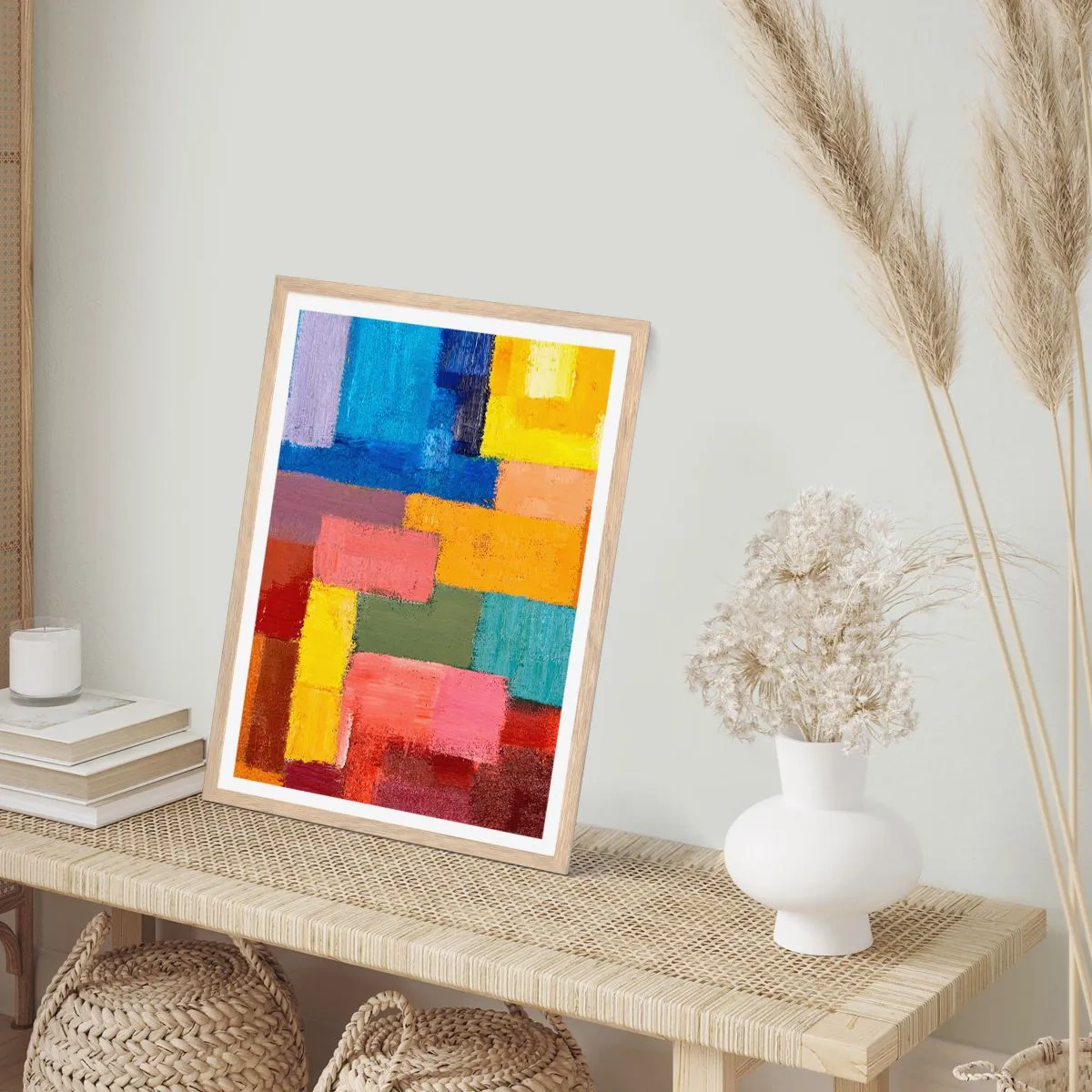 Plakat w ramie jasny dąb - Każdy inny, wszystkie barwne - 50x70 cm