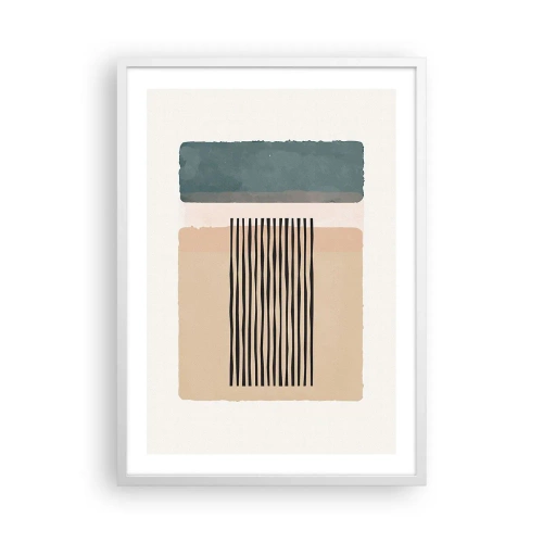 Plakat w białej ramie - Wszystko w porządku - 50x70 cm