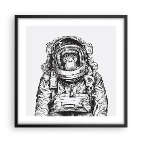 Plakat w czarnej ramie - Alternatywna ewolucja - 50x50 cm