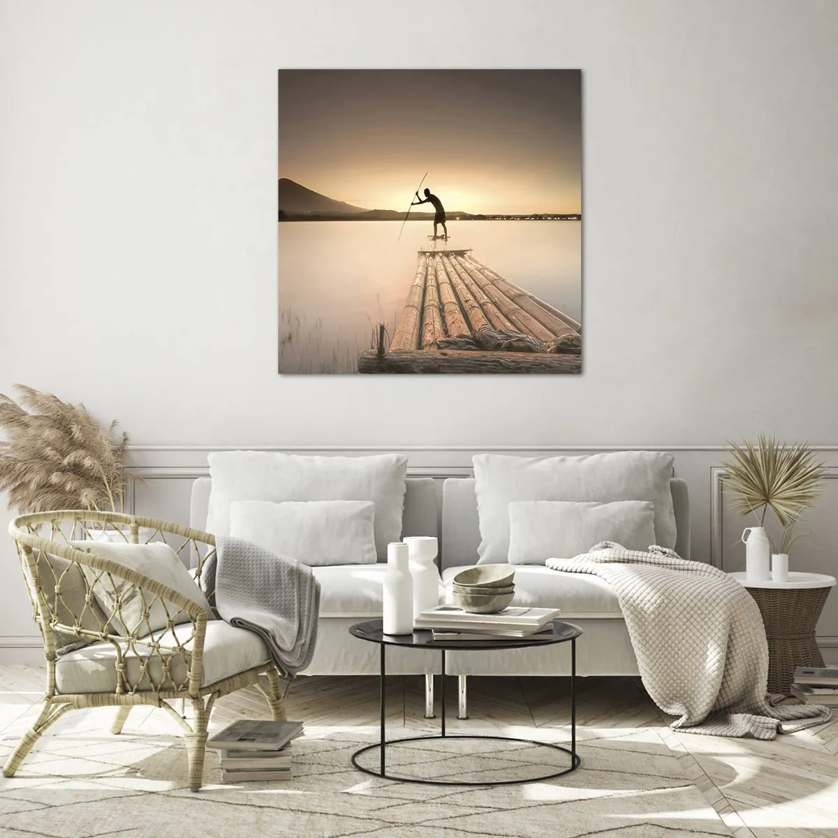 Obraz na szkle - Przed spoczynkiem - 40x40 cm