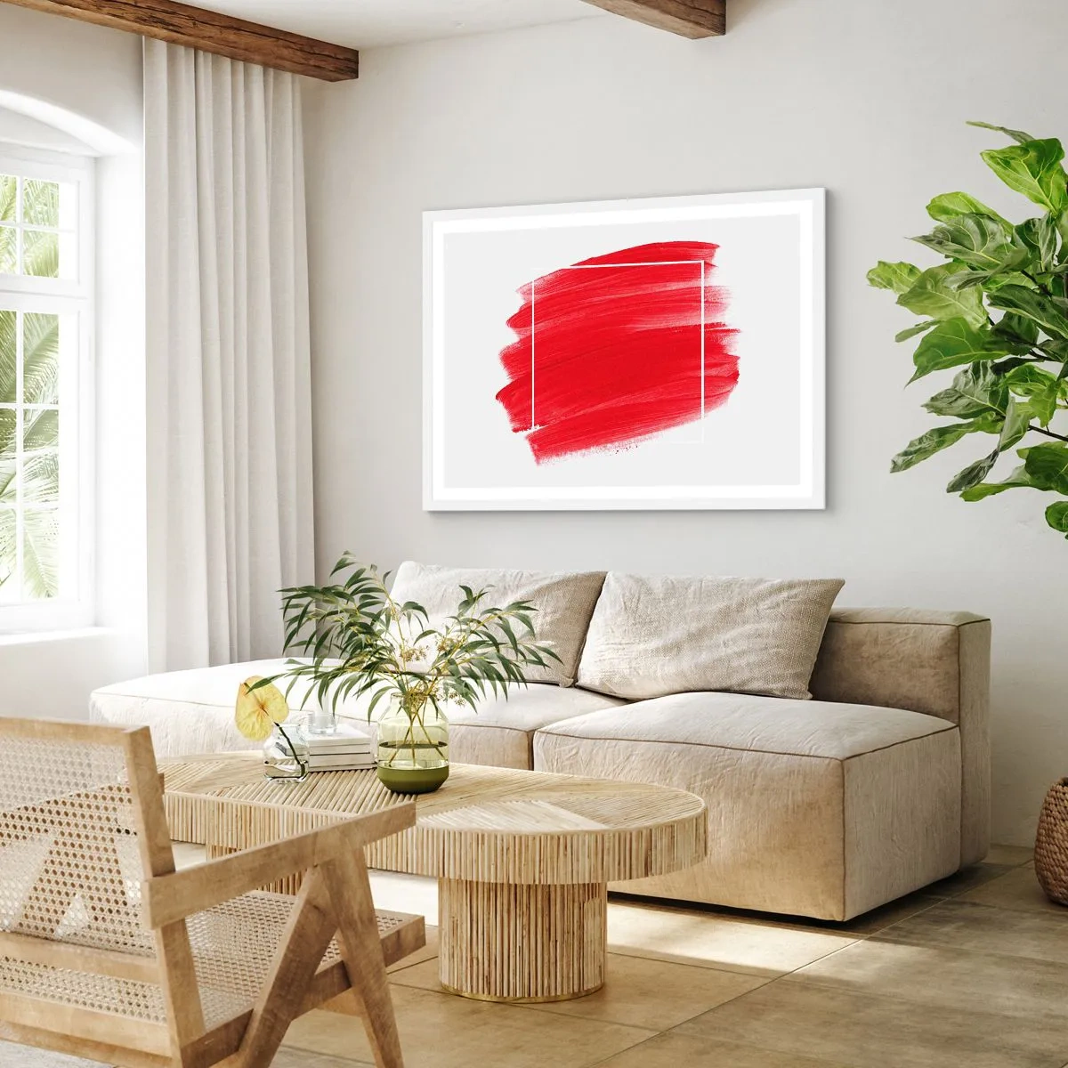 Plakat w białej ramie - Poza ramą - 100x70 cm