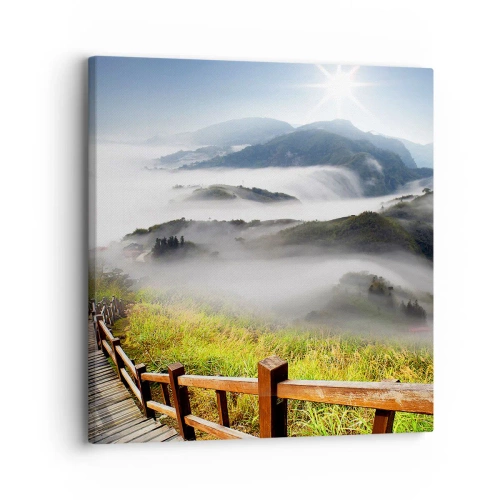 Obraz na płótnie - Utkane z blasku i mgły - 30x30 cm