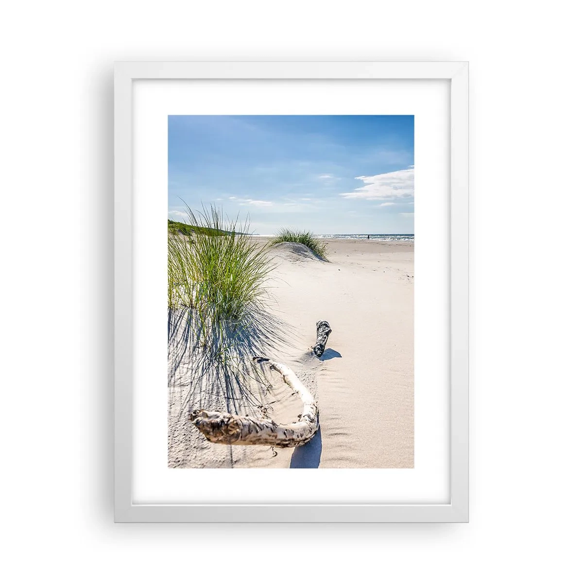 Plakat w białej ramie - Najpiękniejsza? Bałtycka - 30x40 cm