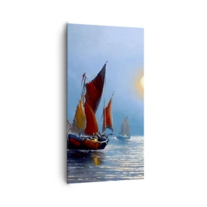 Obraz na płótnie - Nocny połów - 65x120 cm