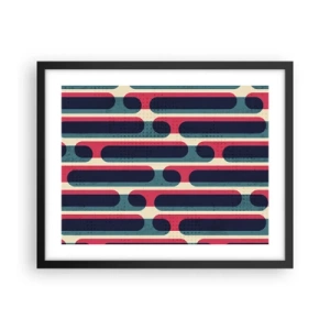 Plakat w czarnej ramie - W głąb i do przodu - 50x40 cm