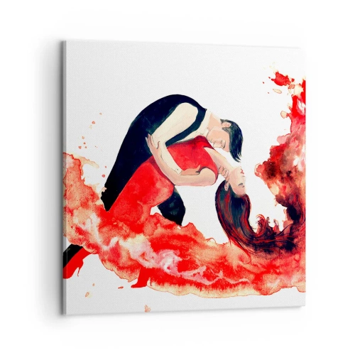 Obraz na płótnie - Tango - zmysłowa fala - 60x60 cm