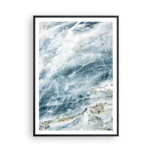 Plakat w czarnej ramie - Lodowy świat - 70x100 cm