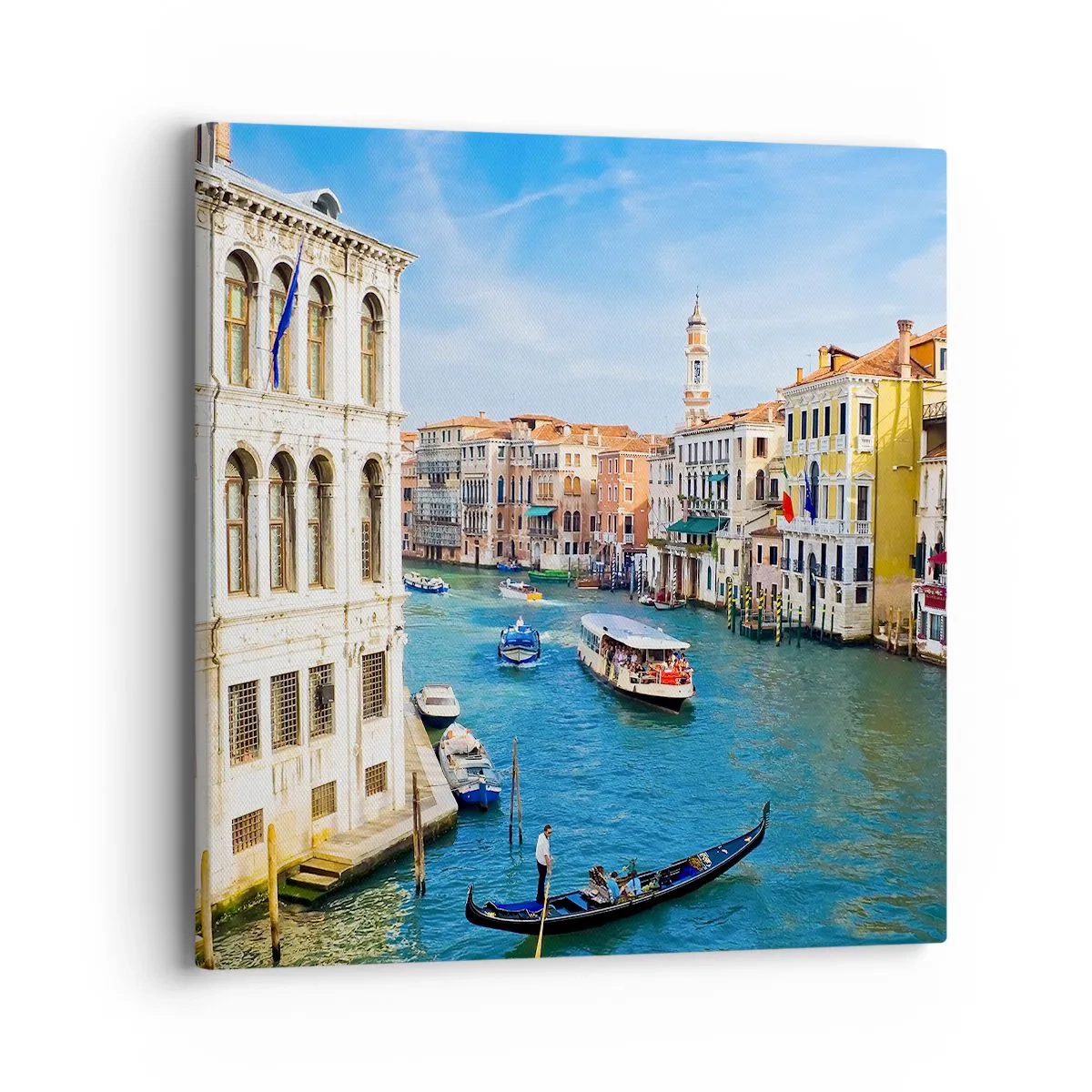 Obraz na płótnie - Ruch uliczny jedyny na świecie - 40x40 cm