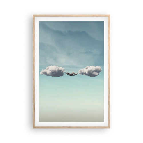 Plakat w ramie jasny dąb - Błogość chwili - 61x91 cm