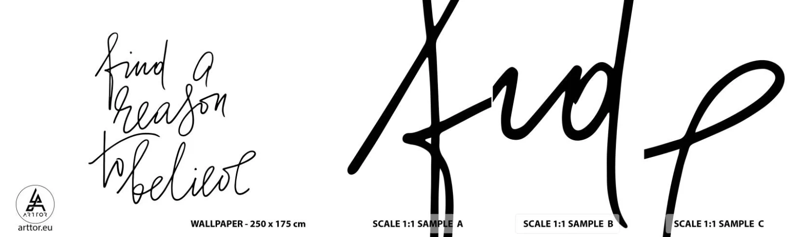 Fototapeta Próbka Samoprzylepna Deluxe Sticker - To możliwe - Typografia, Afirmacja, Maksyma - 100x30 cm