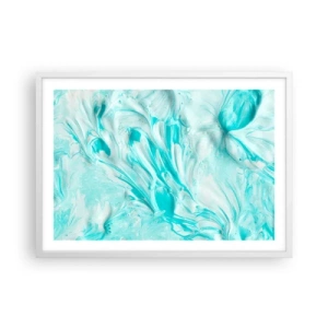 Plakat w białej ramie - Na zawsze razem - 70x50 cm