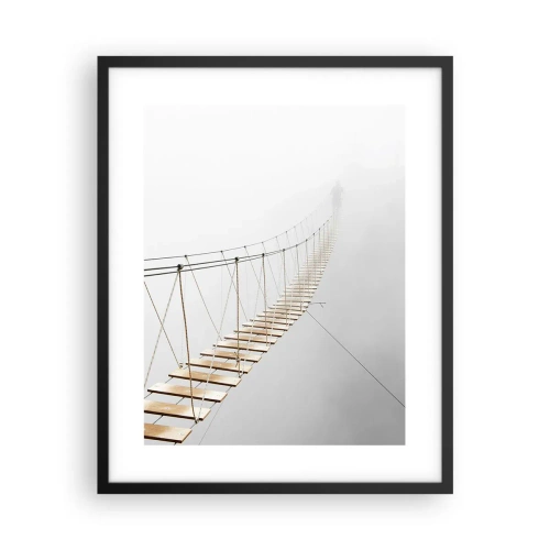 Plakat w czarnej ramie - Dokąd cię zaprowadzi? - 40x50 cm