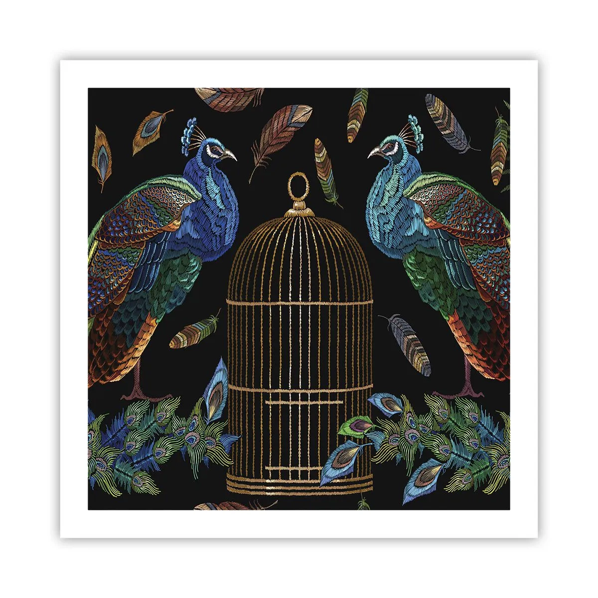 Plakat - W królewskich szatach - 60x60 cm