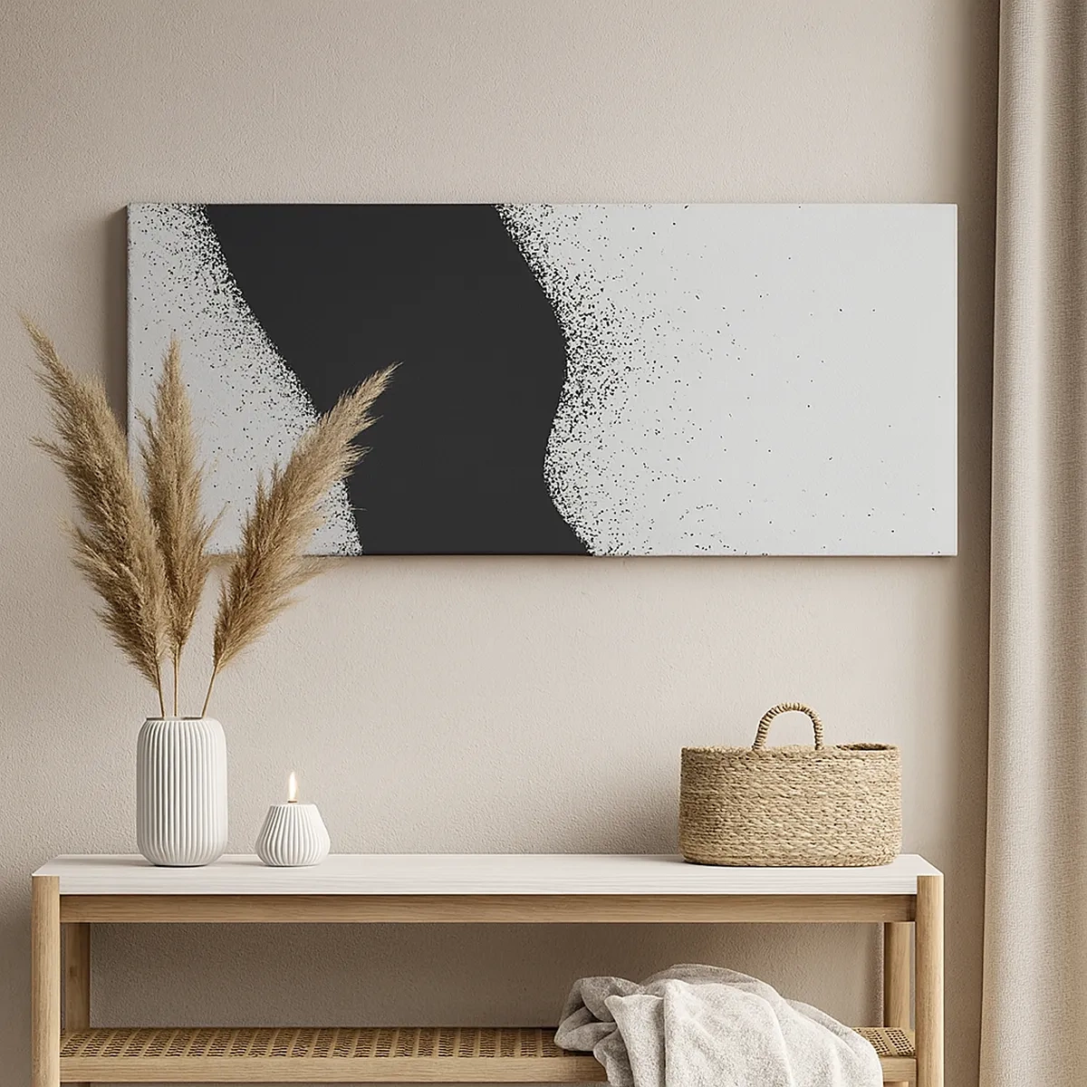 Obraz na płótnie - Płynna równowaga - 30x30 cm