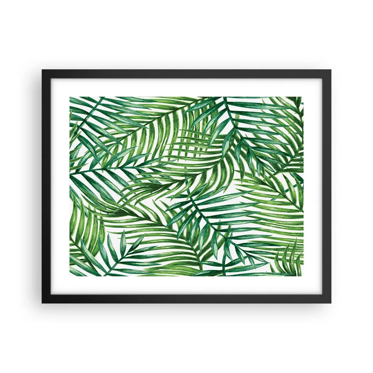 Plakat w czarnej ramie - Pod zielonym baldachimem - 50x40 cm
