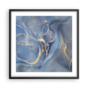 Plakat w czarnej ramie - Złoty pył - 50x50 cm