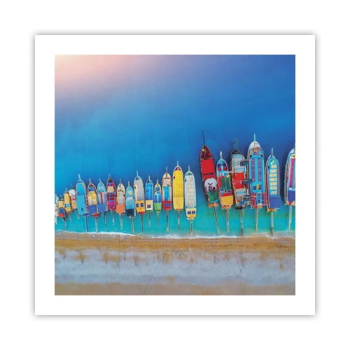 Plakat - Z lotu ptaka - 50x50 cm