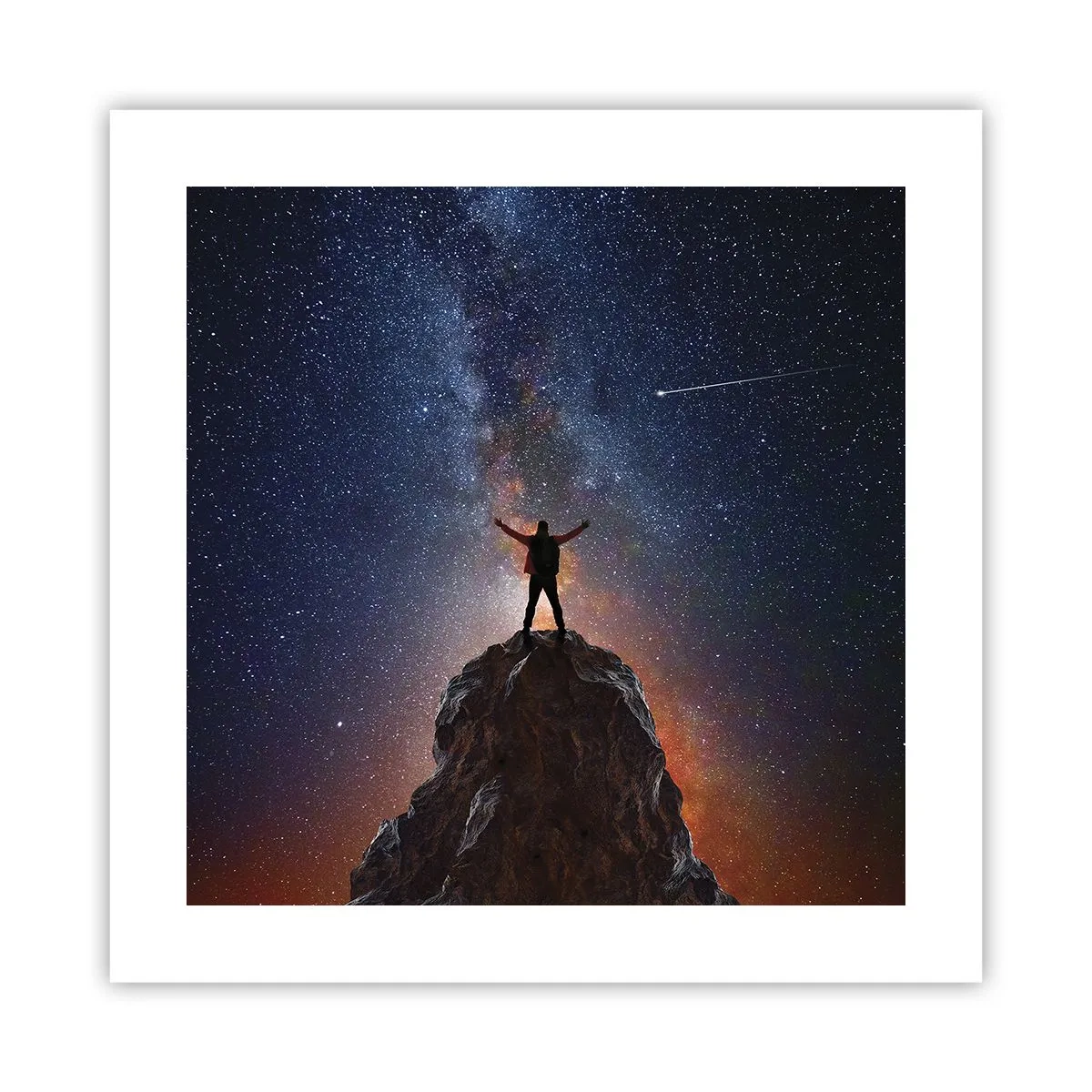 Plakat - Moc jest ze mną! - 40x40 cm