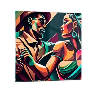Obraz na szkle - W rytmie serca - 60x60 cm