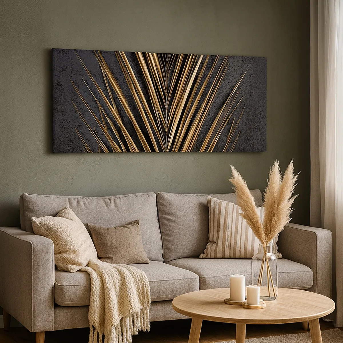 Obraz na płótnie - Złoto tropików - 30x30 cm