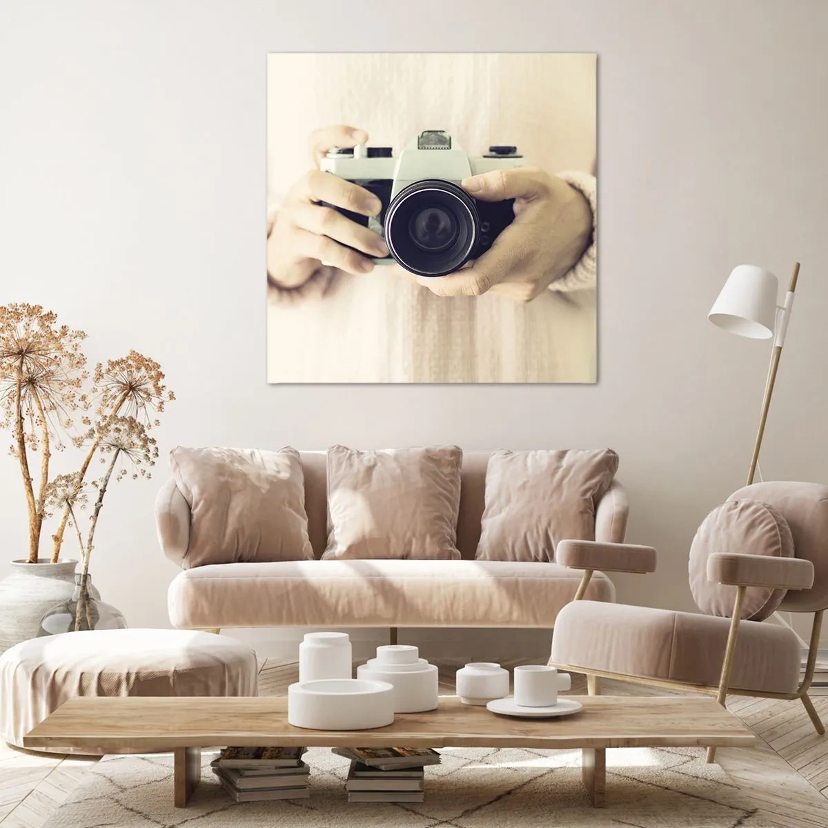 Obraz na płótnie - By widzieć więcej… - 40x40 cm