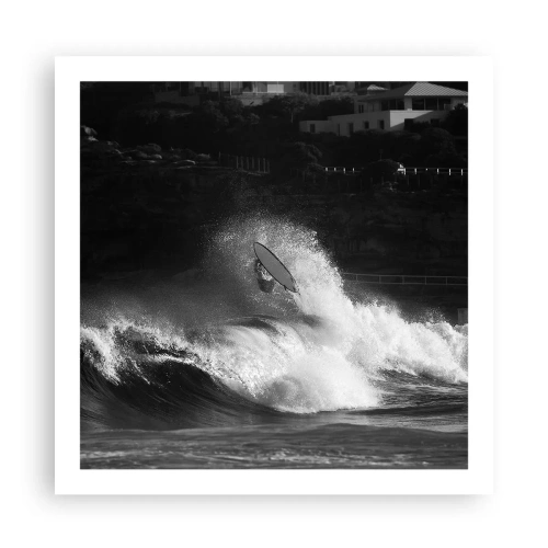 Plakat - Wyzwanie przyjęte! - 60x60 cm