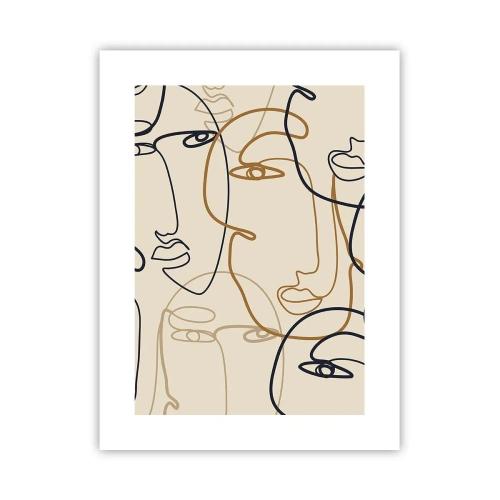Plakat - Portret zwielokrotniony - 30x40 cm