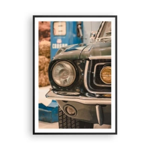 Plakat w czarnej ramie - Spotkanie z legendą - 70x100 cm