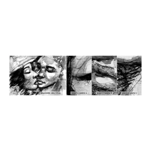 Fototapeta Próbka Premium Canvas - Czuła chwila - Całusy, Miłość, Zakochani - 100x30 cm