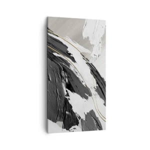 Obraz na płótnie - Abstrakcja z rozmachem - 45x80 cm