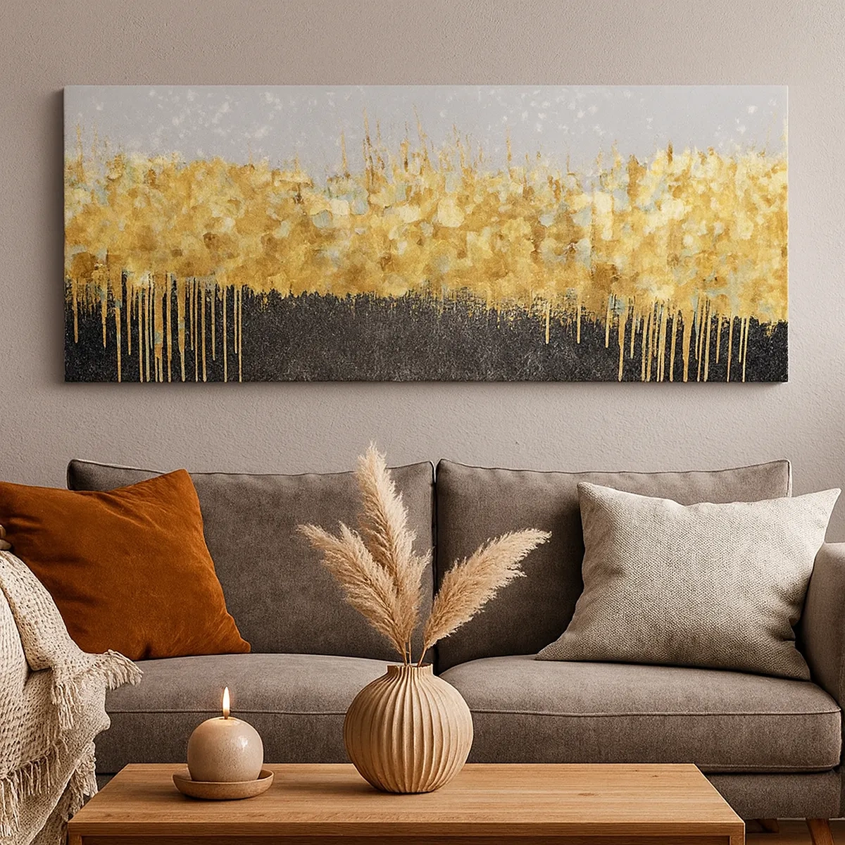 Obraz na płótnie - W głąb i ku górze - 30x30 cm