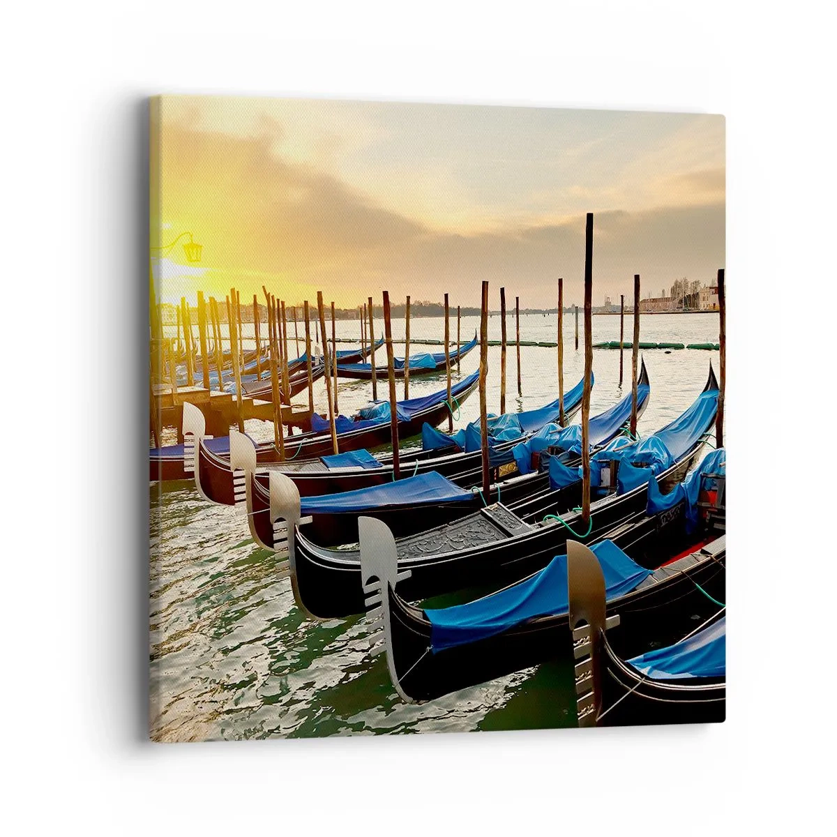 Obraz na płótnie - Zanim przypłynie gwar - 40x40 cm