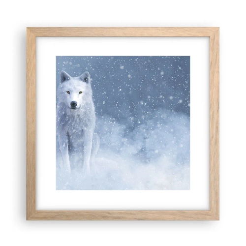 Plakat w ramie jasny dąb - W zimowym duchu - 30x30 cm