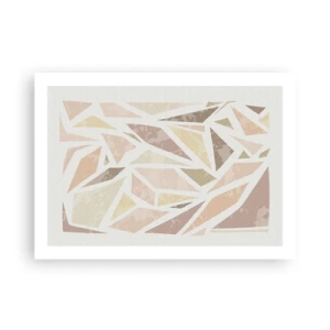 Plakat - Kompozycja witrażowa - 70x50 cm