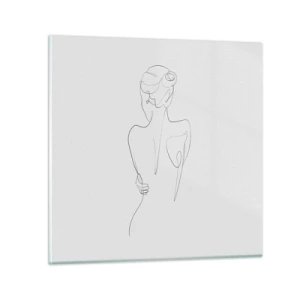 Obraz na szkle - Muzyka ciała - 70x70 cm