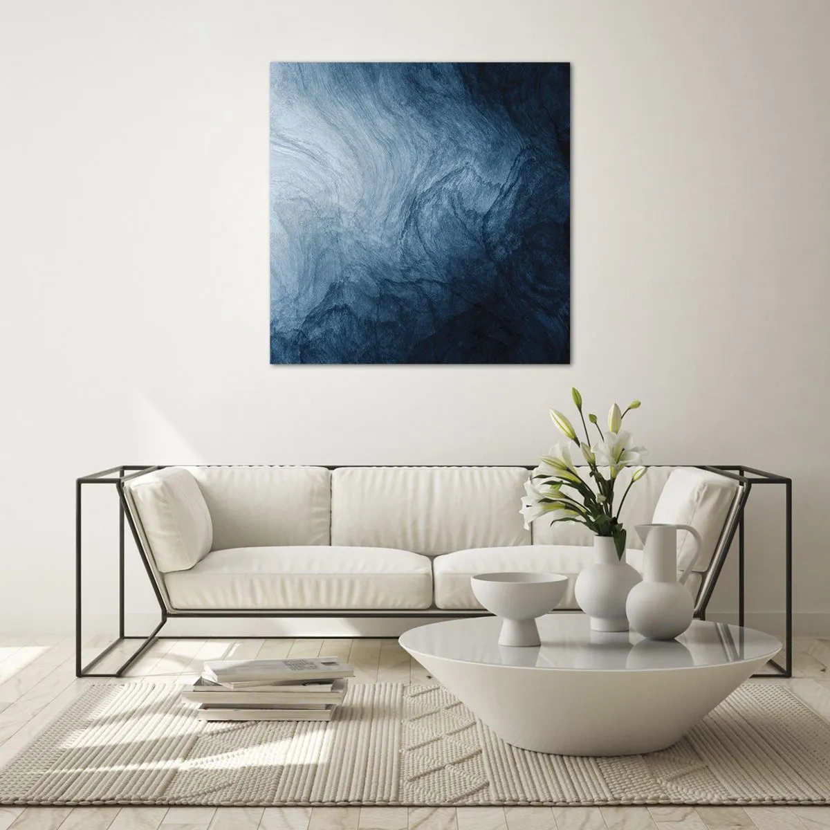 Obraz na szkle - W głąb sięgnąć - 60x60 cm