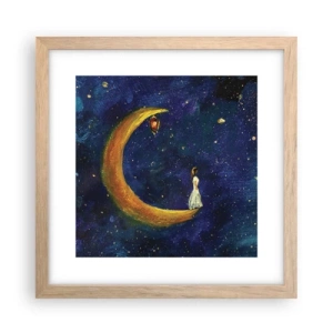 Plakat w ramie jasny dąb - Wołanie świata - 30x30 cm