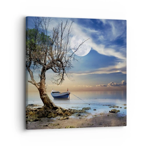 Obraz na płótnie - To koniec czy początek? - 30x30 cm