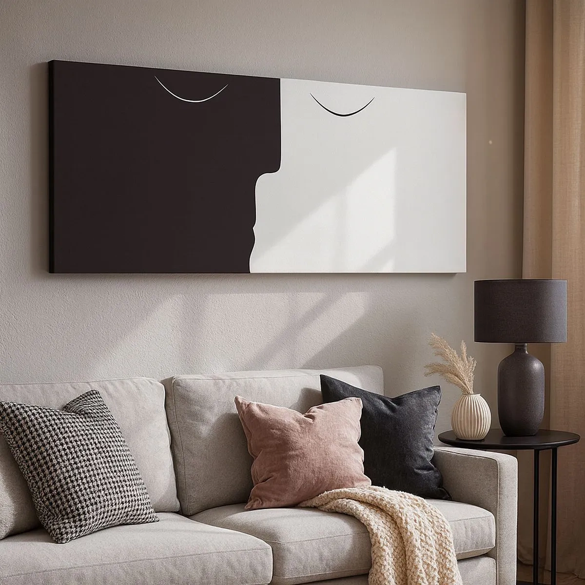 Obraz na płótnie - Jedność przeciwieństw - 100x40 cm