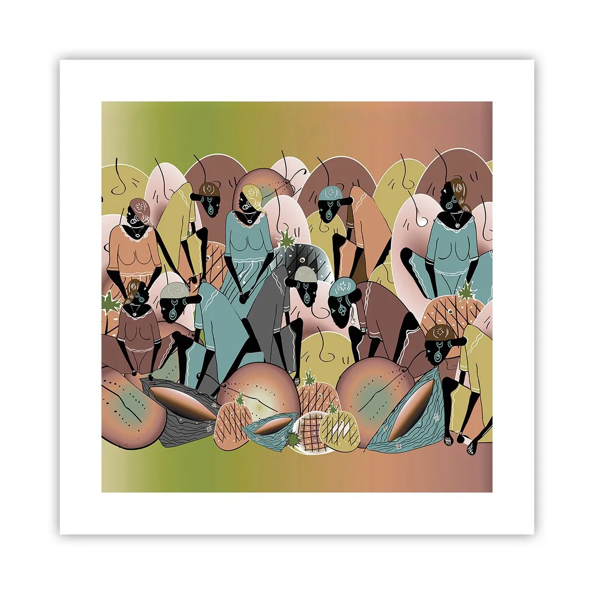 Plakat - Nadchodzi wielkie święto - 40x40 cm