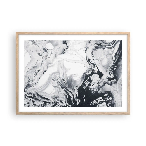 Plakat w ramie jasny dąb - Wnętrze Ziemi - 70x50 cm