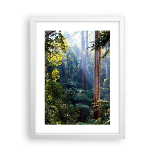 Plakat w białej ramie - Baśń lasu - 30x40 cm