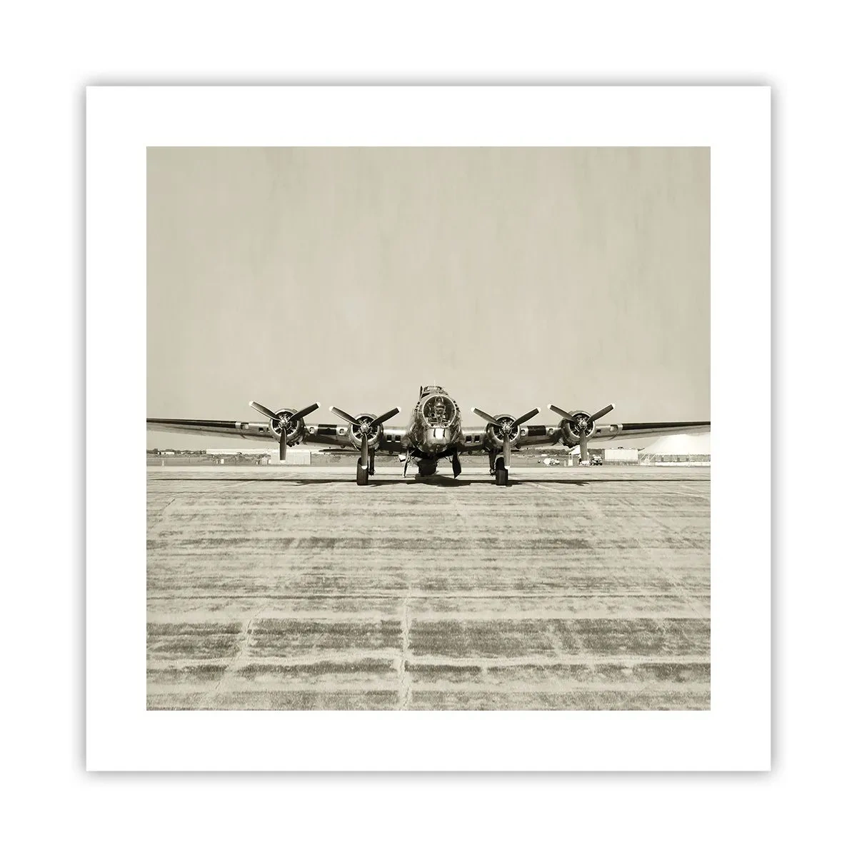 Plakat - Jak zawsze gotowy - 40x40 cm