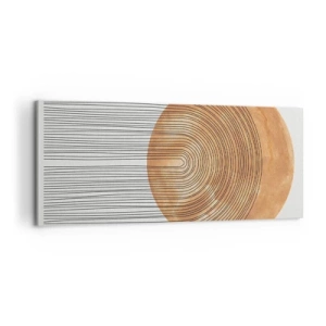 Obraz na płótnie - Kompozycja słoneczna - 100x40 cm