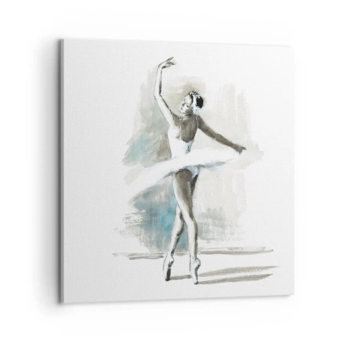 Obraz na płótnie - Zaklęta w łabędzia - 60x60 cm