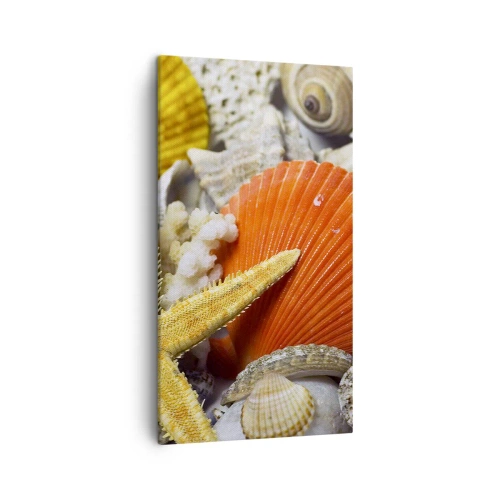 Obraz na płótnie - Skarby oceanu - 45x80 cm
