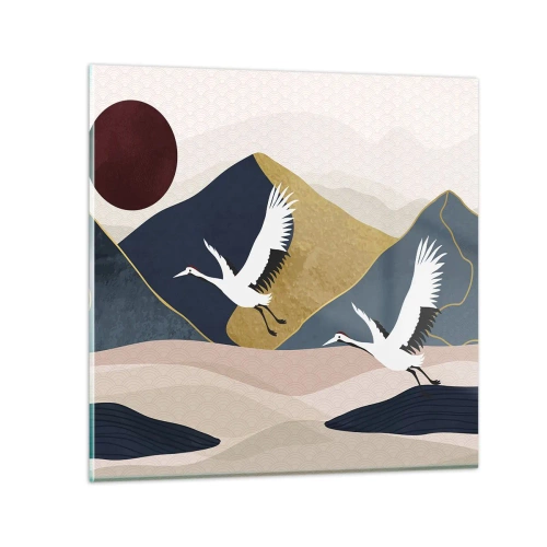 Obraz na szkle - I znowu ZLECIAŁ dzień - 70x70 cm