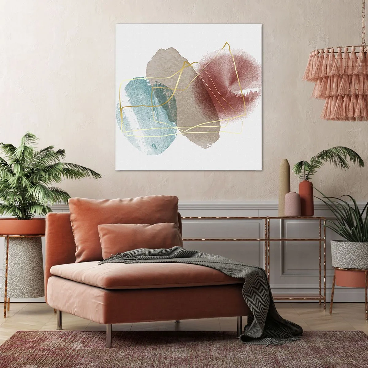 Obraz na płótnie - Korale przestrzeni - 60x60 cm