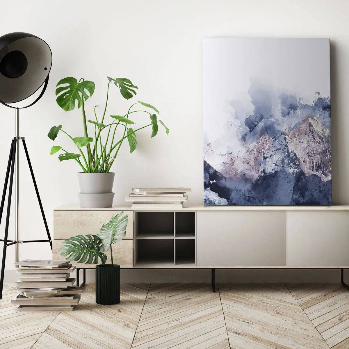 Obraz na płótnie - To są szczyty! - 45x80 cm